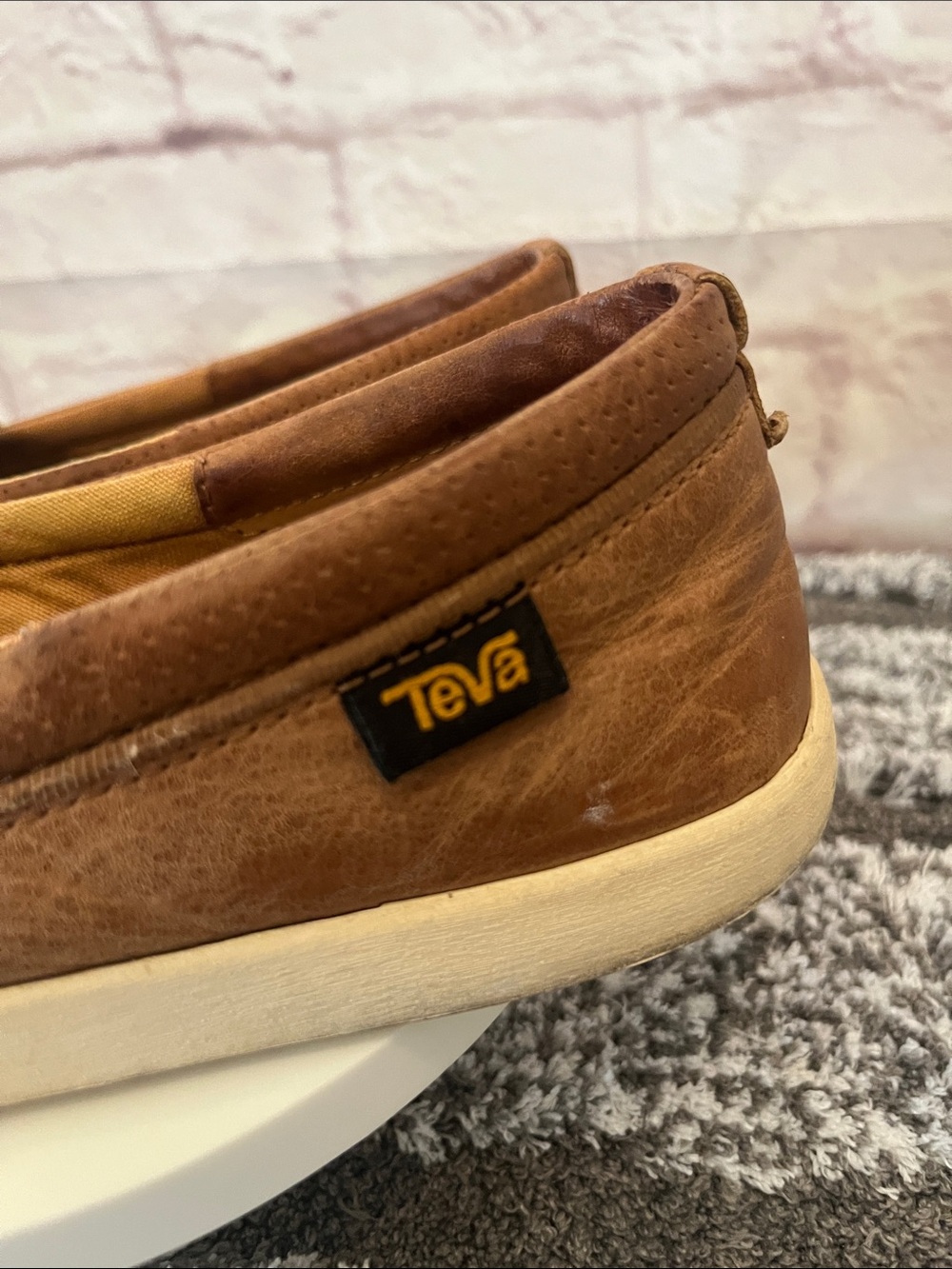 Teva womans Tan Slip-On Casual Loafers - Picture 2 of 7